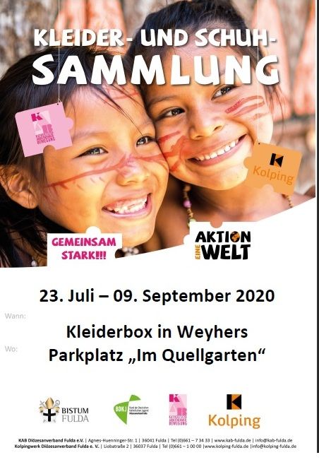 Altkleidersammlung Plakat